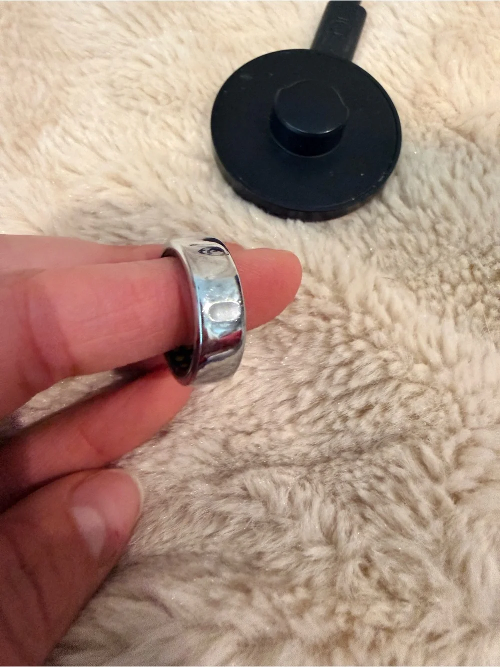 Oura Ring Horizon Gen 3- Silver (size 8)